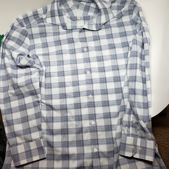 NWOT Perry Ellis Mens buttoned down shirt size L - Picture 3 of 8